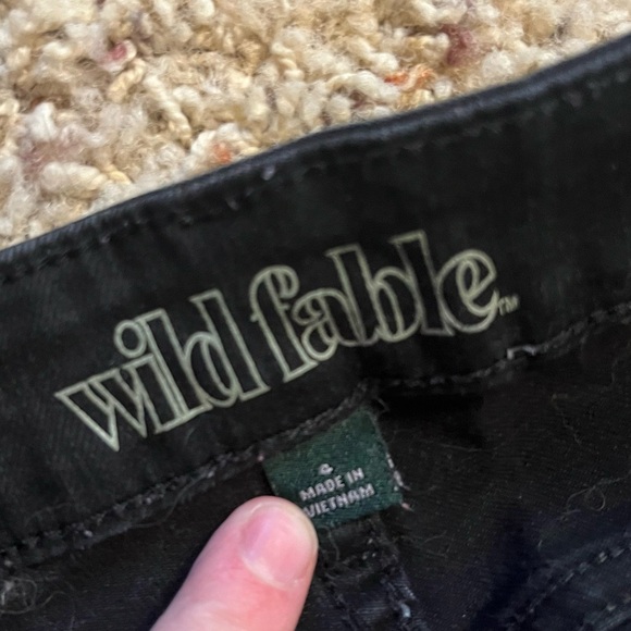 Wild Fable Distressed Black Skinny Jeans - Picture 2 of 3